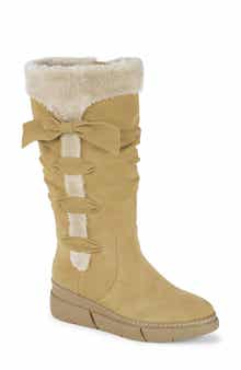 Larenna Bow Tall Wedge Boot