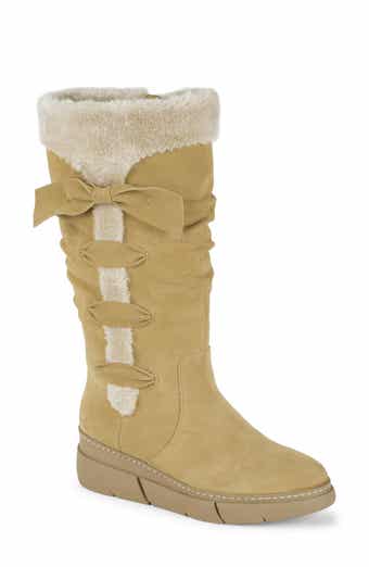 Larenna Bow Tall Wedge Boot