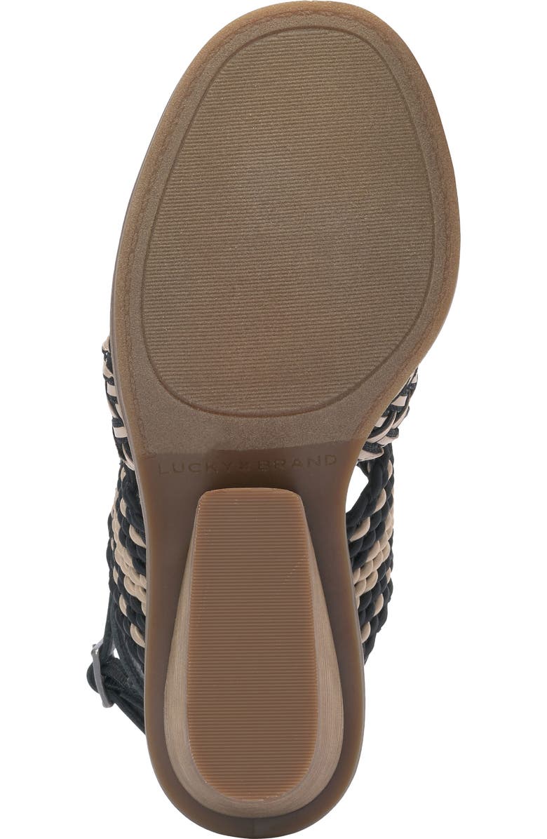Lucky Brand Lissie Strappy Woven Sandal, Alternate, color,
