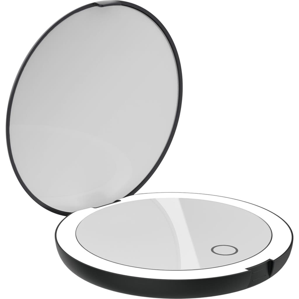 Luna London Compact Mirror In Black