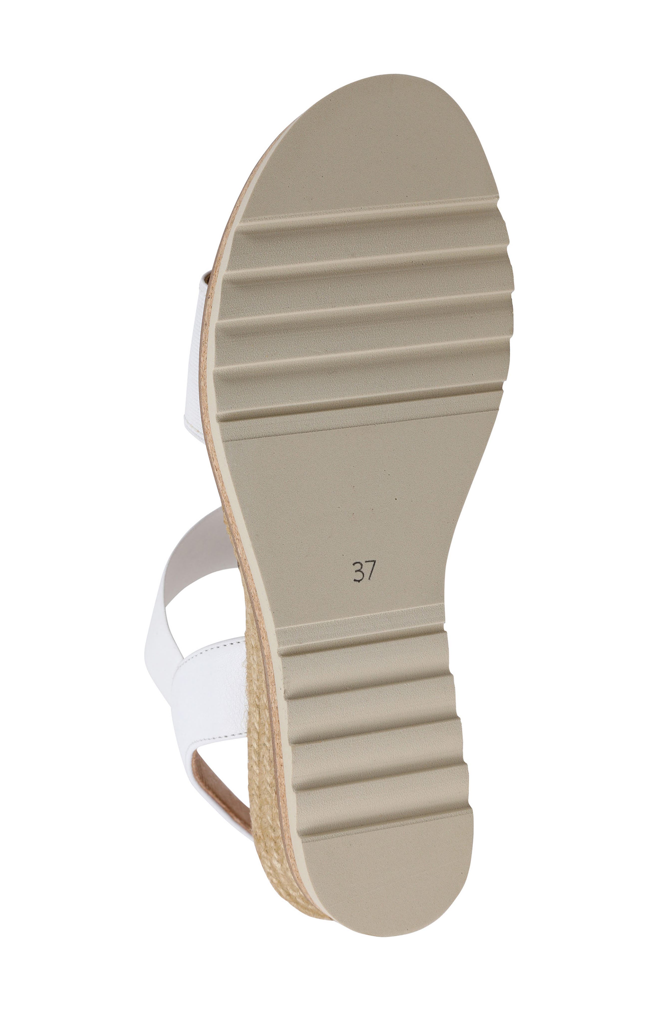 Neveah Espadrille Sandal, Alternate, color, WHITE FABRIC