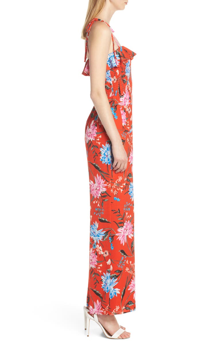Ali & Jay Sangria Strapless Jumpsuit, Alternate, color, 