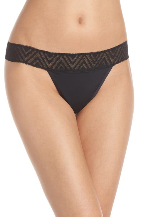 Lace Period Light Absorbency Thong