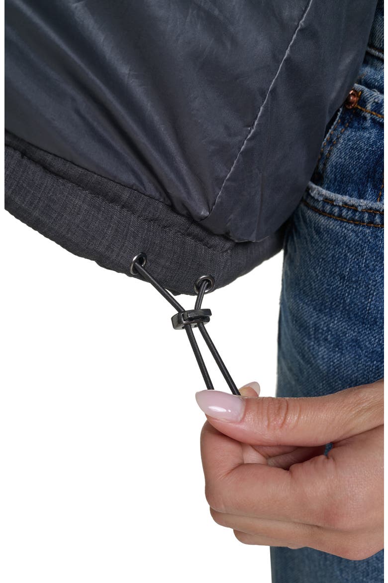 Crosshatch Quilted Jacket, Alternate, color, ANTHRACITE