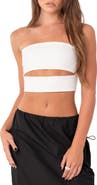EDIKTED Darcey Front Cutout Tube Top