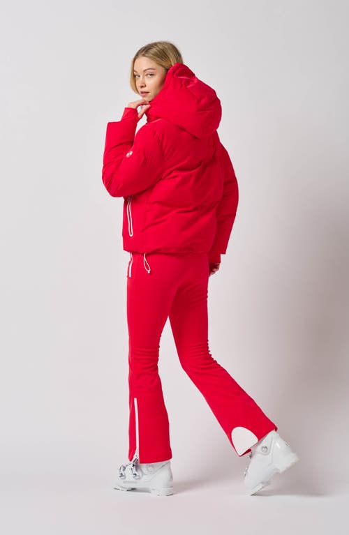 Jorde Poppy Ski Jacket In Red