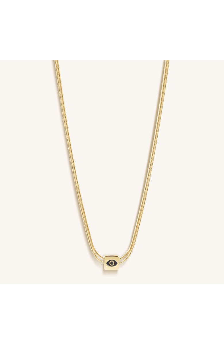 Karma and Luck Soothe & Heal - Turquoise Evil Eye December Birthstone Necklace, Alternate, color, Gold/Turquoise