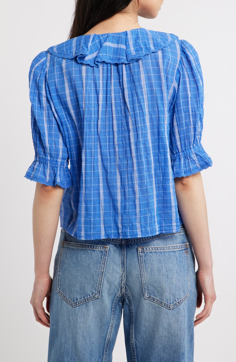 Madewell The Blaire Top, Alternate, color, Retro Blue