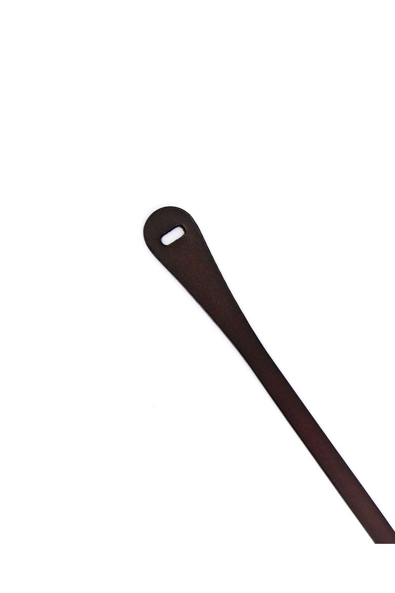Tie The Knot Leather Belt, Alternate, color, Coffee