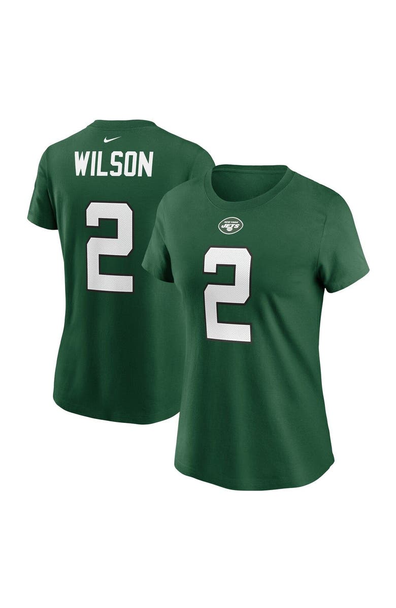 Nike Women's Nike Zach Wilson Green New York Jets Player Name & Number T-Shirt, Main, color, 