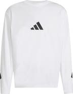 adidas Z.N.E. Oversize Long Sleeve Cotton Graphic T-Shirt