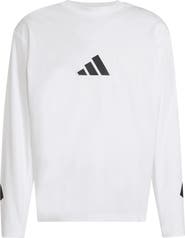 adidas Z.N.E. Oversize Long Sleeve Cotton Graphic T-Shirt
