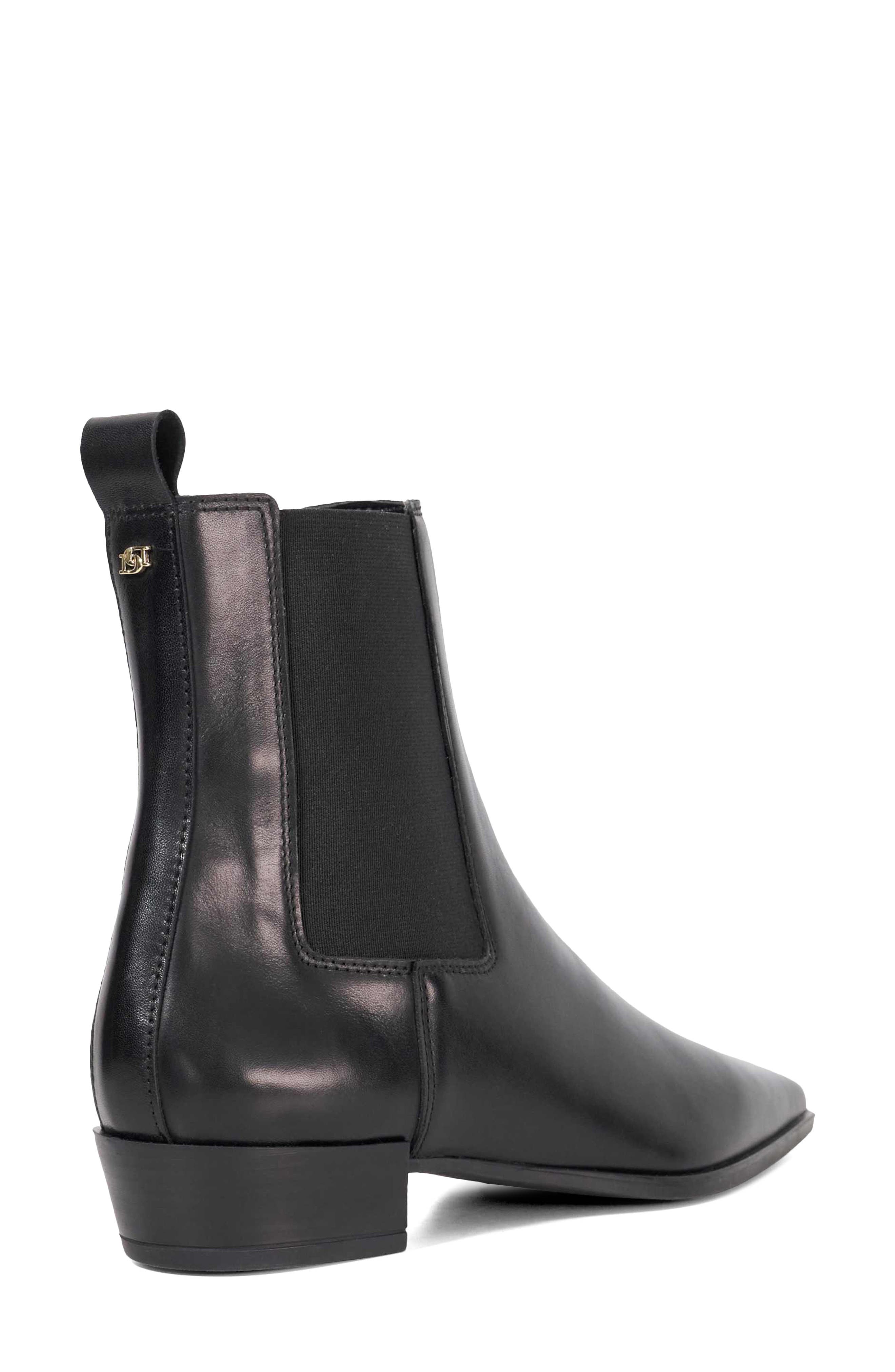 Dune London Parker Chelsea Boot, Alternate, color, Black