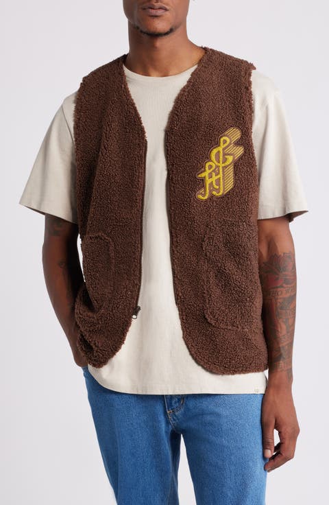 Teddy Notes Embroidered High Pile Fleece Vest