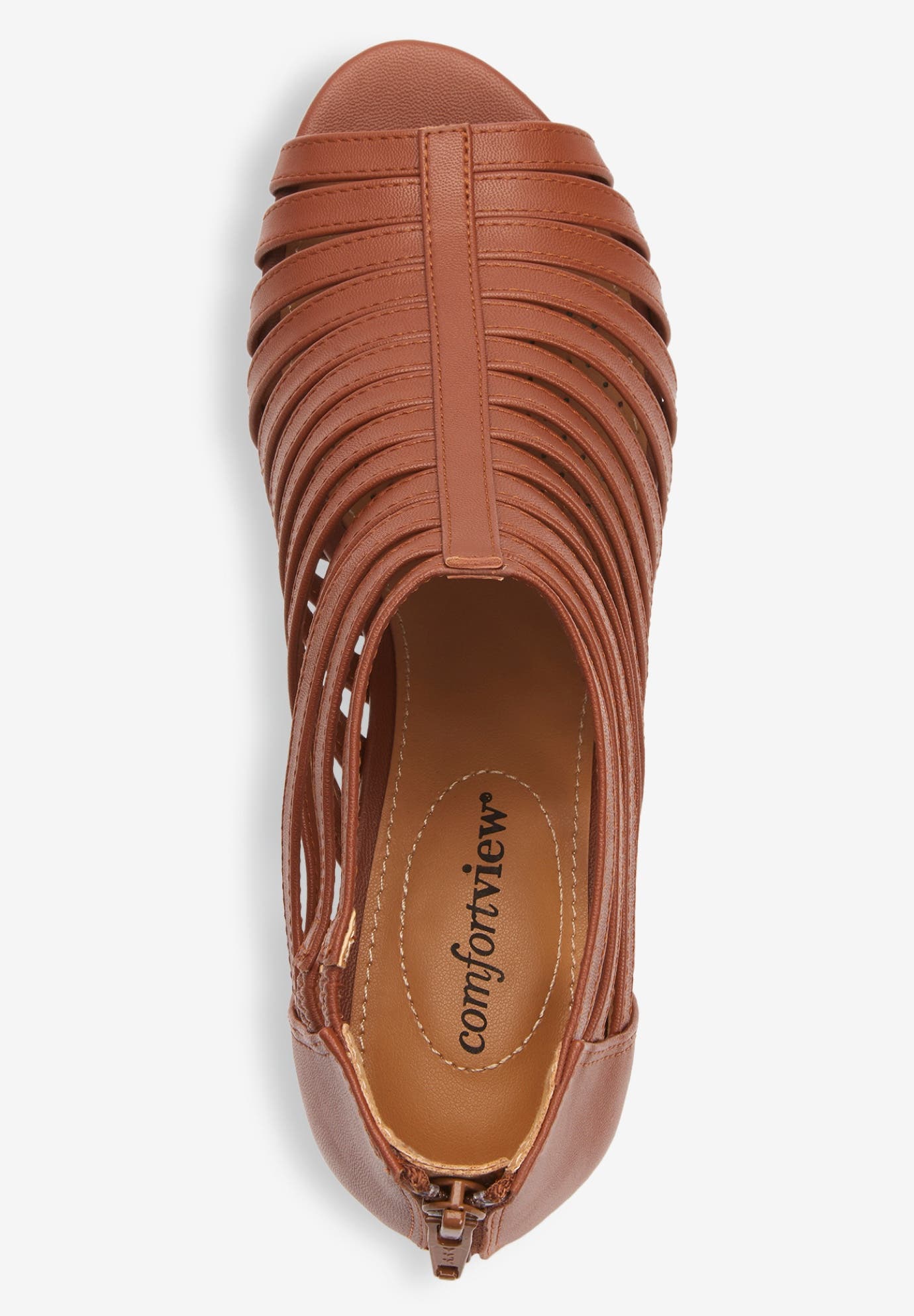 The Saffi Shootie, Alternate, color, COGNAC