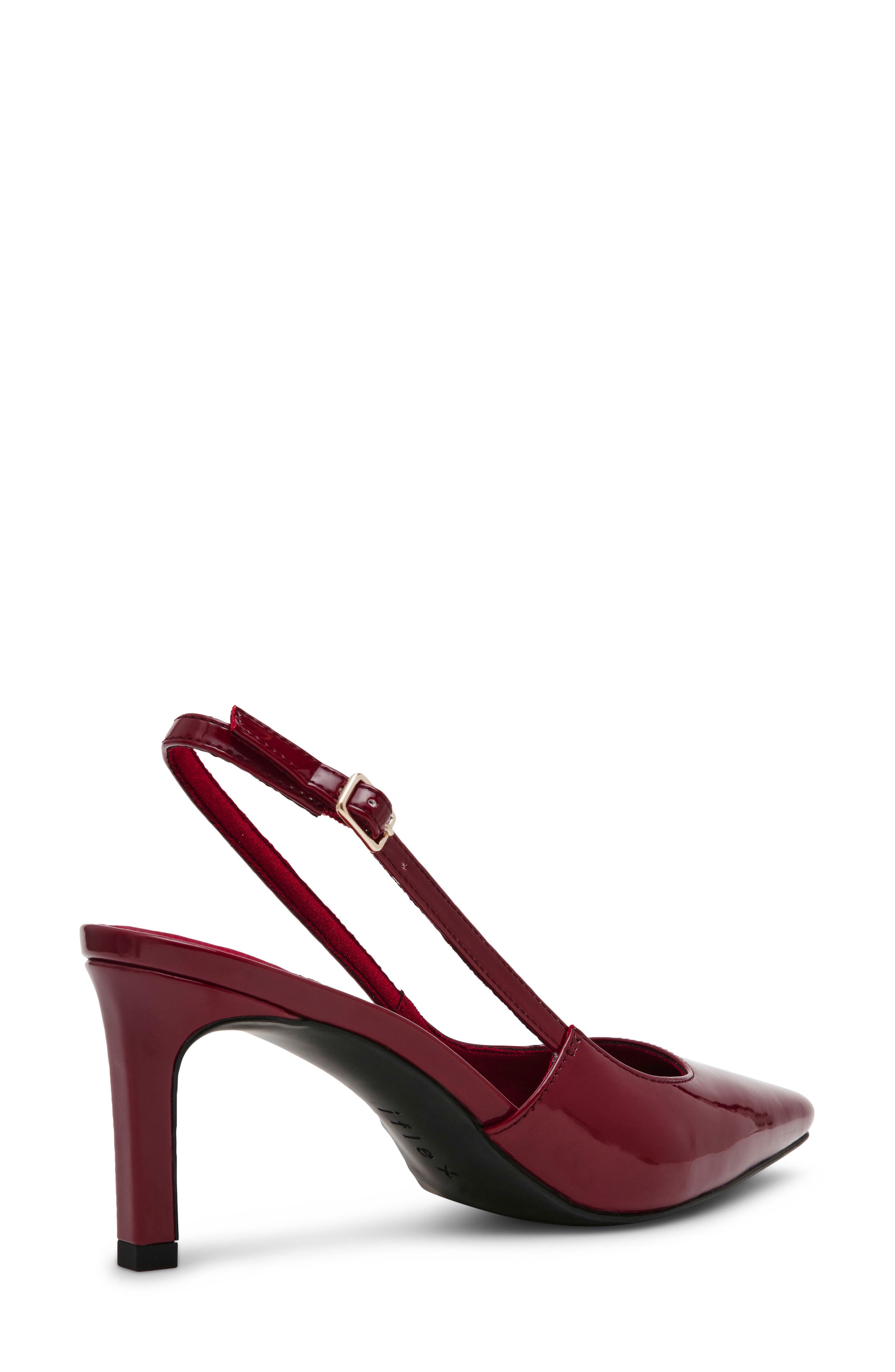 Rosel Slingback Pump, Alternate, color, BURGUNDY