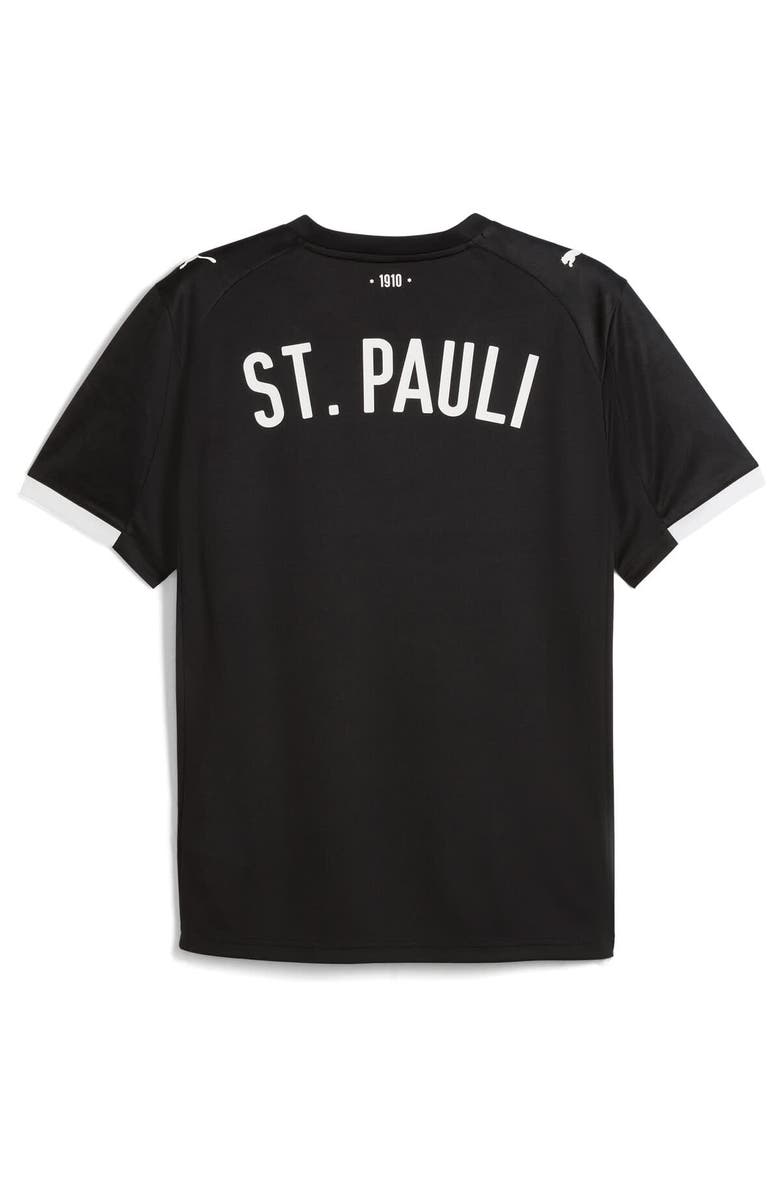 PUMA Men's Puma Black St. Pauli 2025/26 Replica Jersey, Alternate, color, Black
