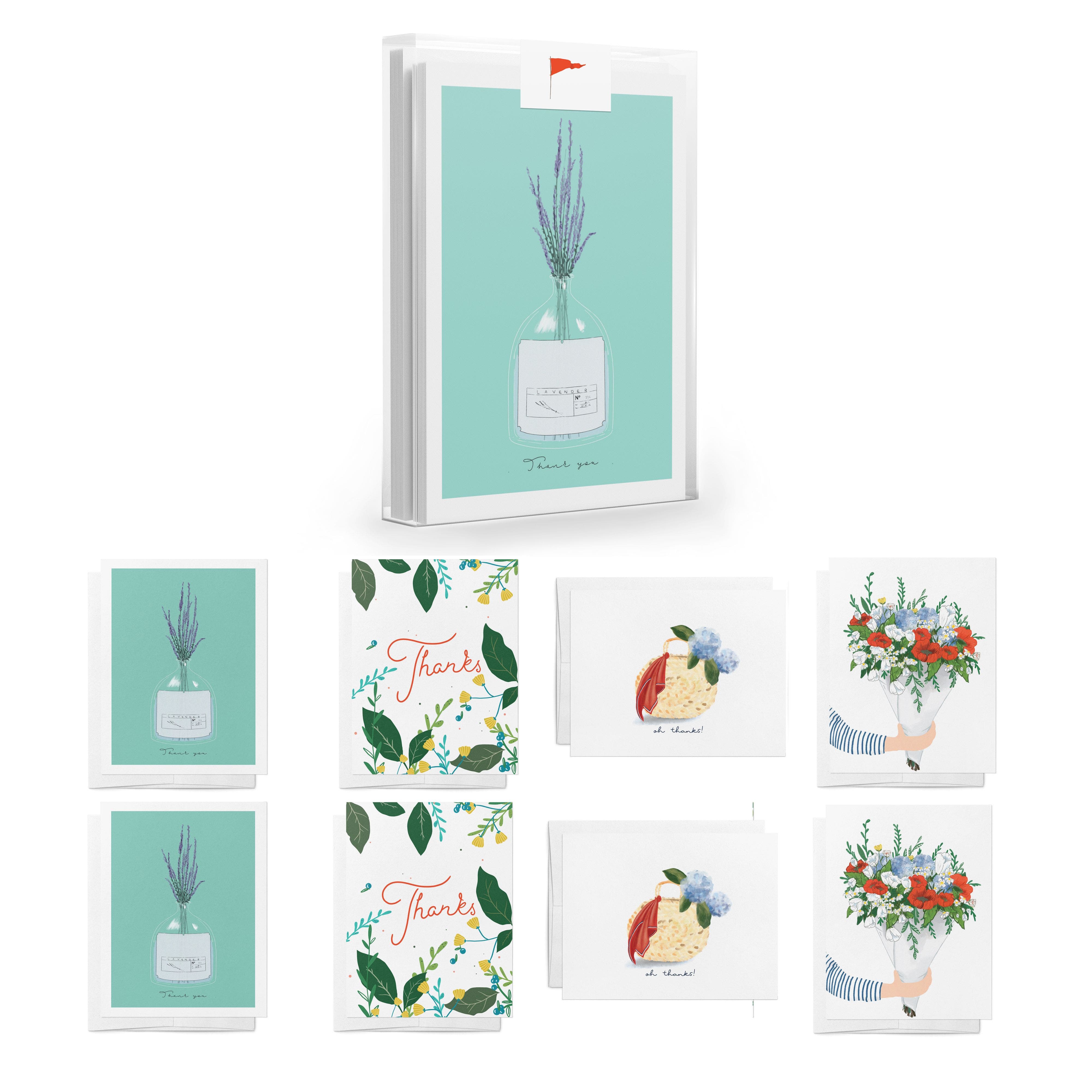 Ramus & Co Thank You Greeting Card Pack Assorted Set in Multi-Pack at Nordstrom