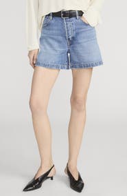 FRAME The Everyday High Waist Denim Shorts