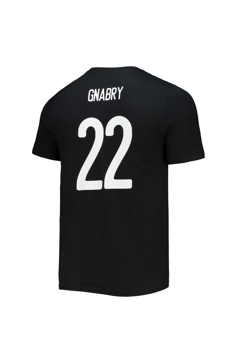 adidas Men's adidas Serge Gnabry Black Bayern Munich Amplifier Name & Number T-Shirt, Alternate, color, 