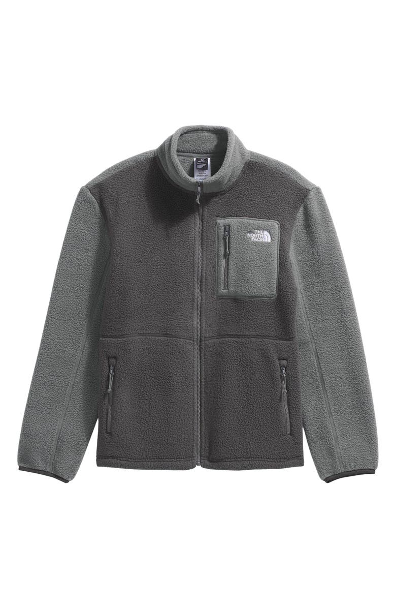 The North Face Yumiori Recycled Fleece Jacket, Alternate, color, Anthracite Grey/ Smoked Pearl