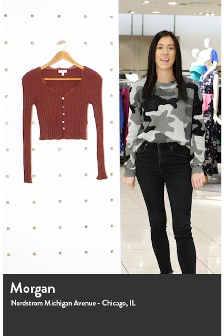 Ribbed Crop Cardigan video