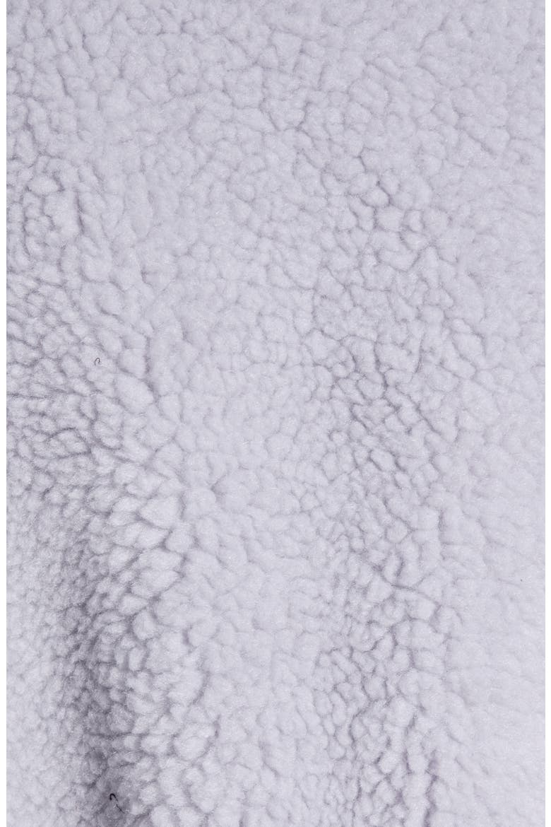 Misty Fog Faux Shearling Bomber Jacket, Alternate, color, LILAC GREY