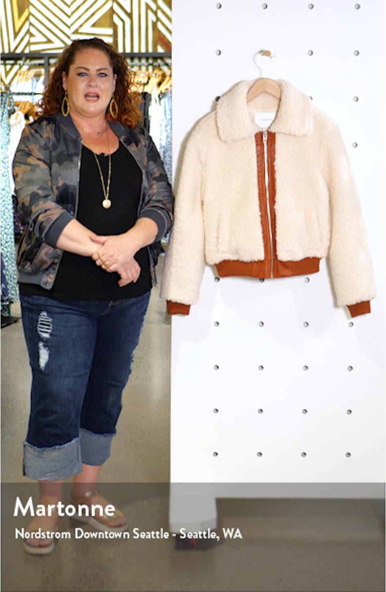 Faux Shearling Crop Jacket, sales video thumbnail