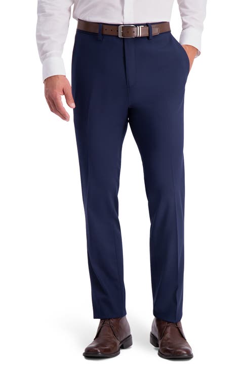 Reaction Shadow Check Slim Fit Dress Pants