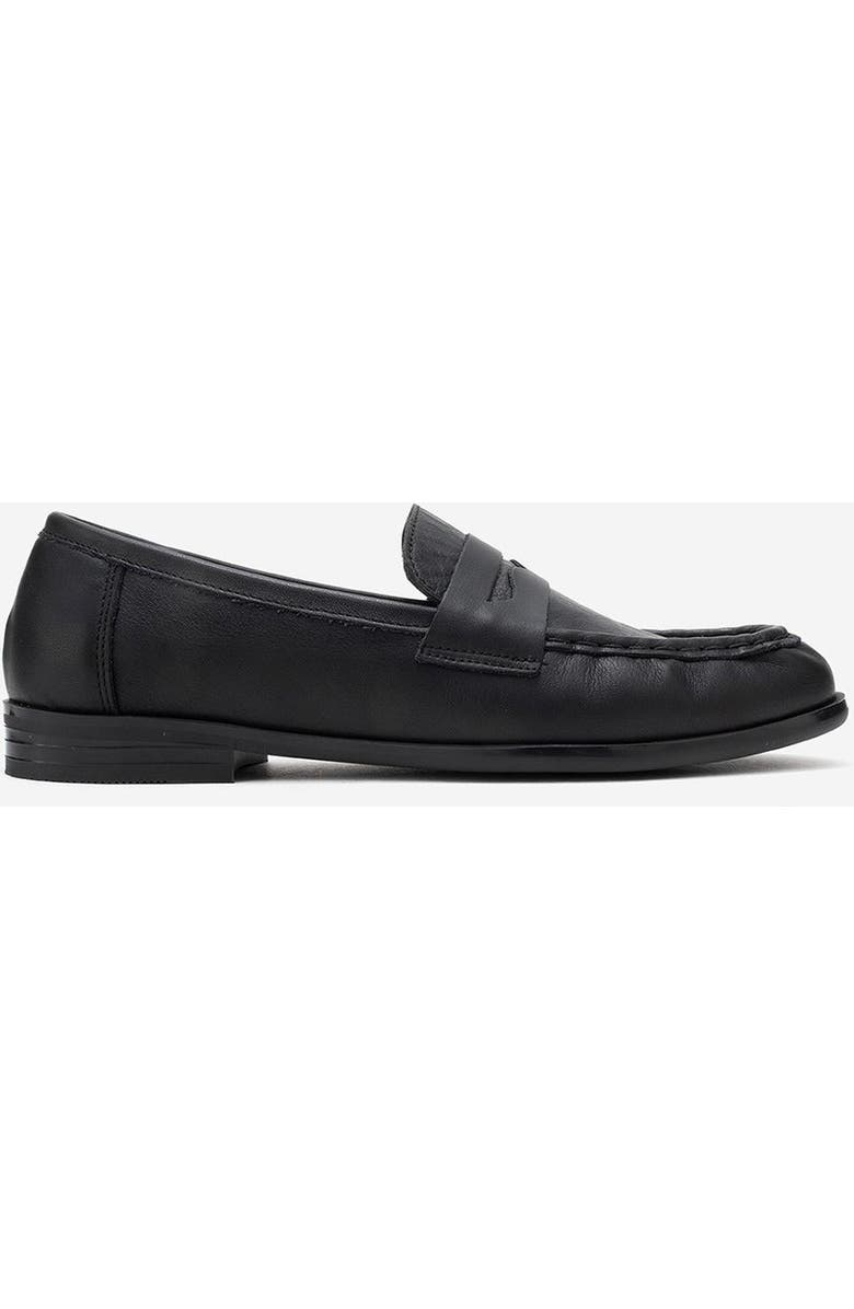 Forever & Always Shoes Valia Leather Loafer, Alternate, color, Black