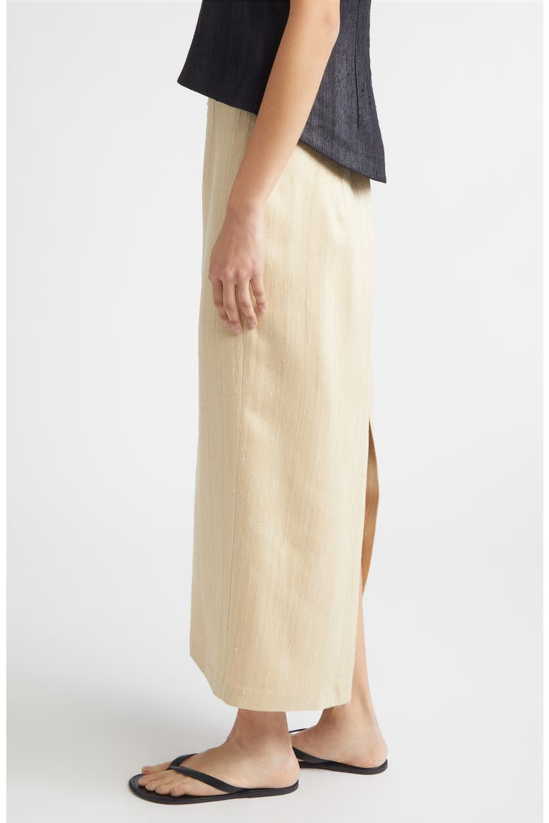 Lea Silk Blend Skirt, Alternate, color, SAND
