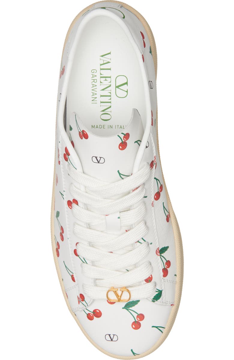 Valentino Garavani Royco Cherry Low Top Sneaker, Alternate, color,