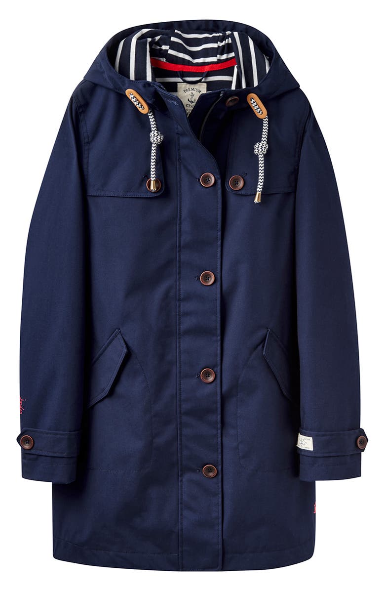 Joules Right as Rain Waterproof Hooded Jacket, Alternate, color,