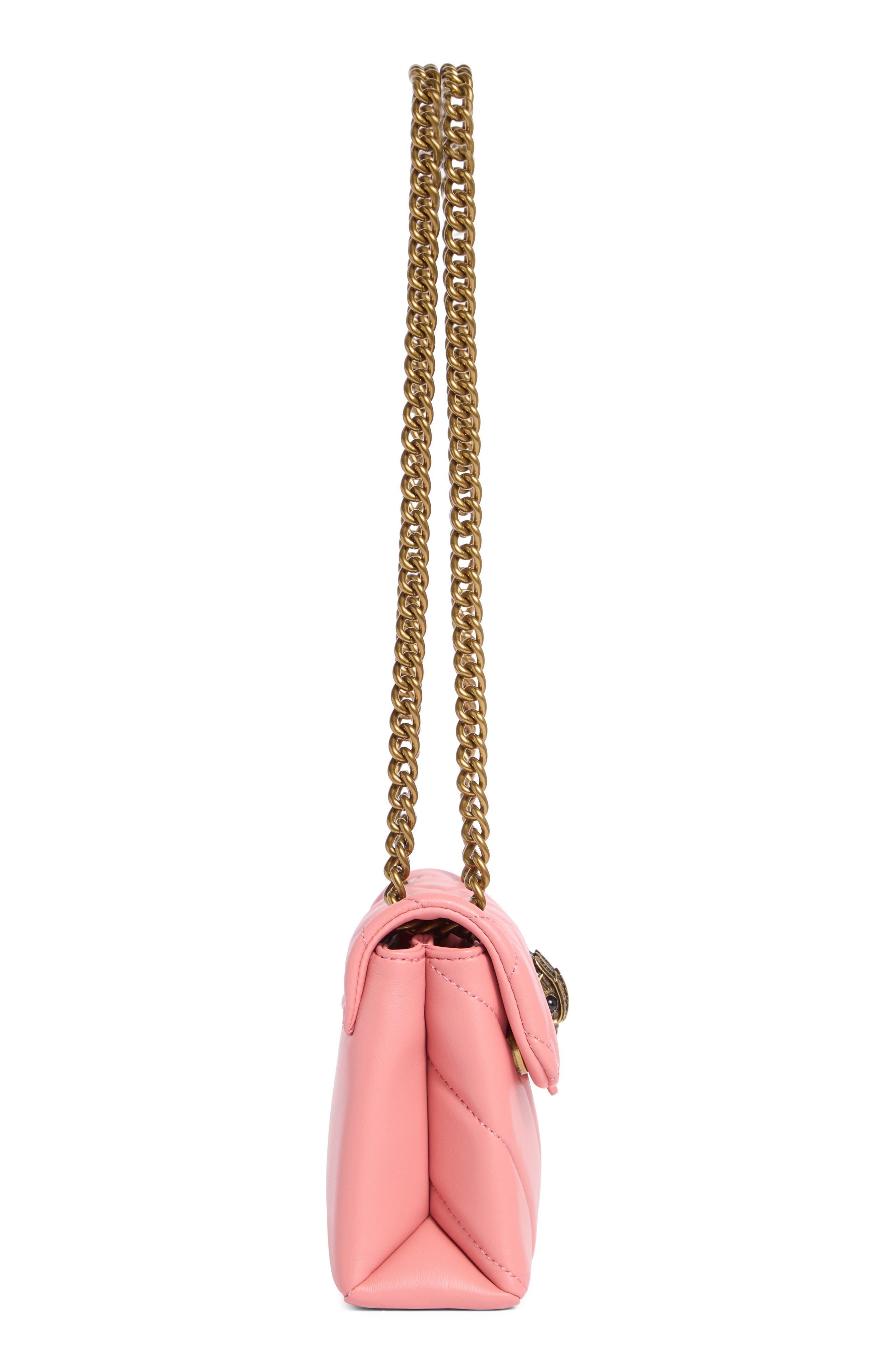 Kurt Geiger London Mini Kensington Quilted Leather Shoulder Bag, Alternate, color, 