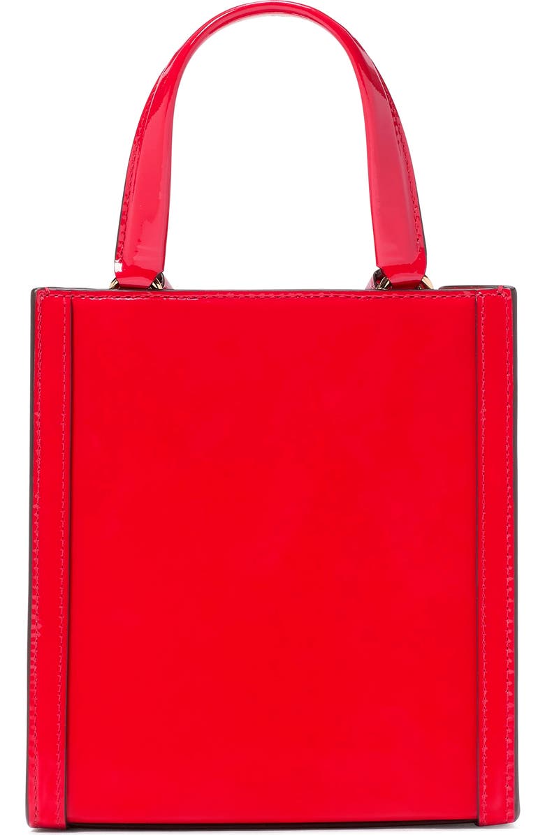 Kate Spade New York key to my heart embossed patent leather tote, Alternate, color,