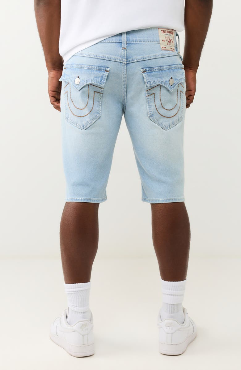True Religion Rocco Big T Flap Shorts, Alternate, color, Light Journey