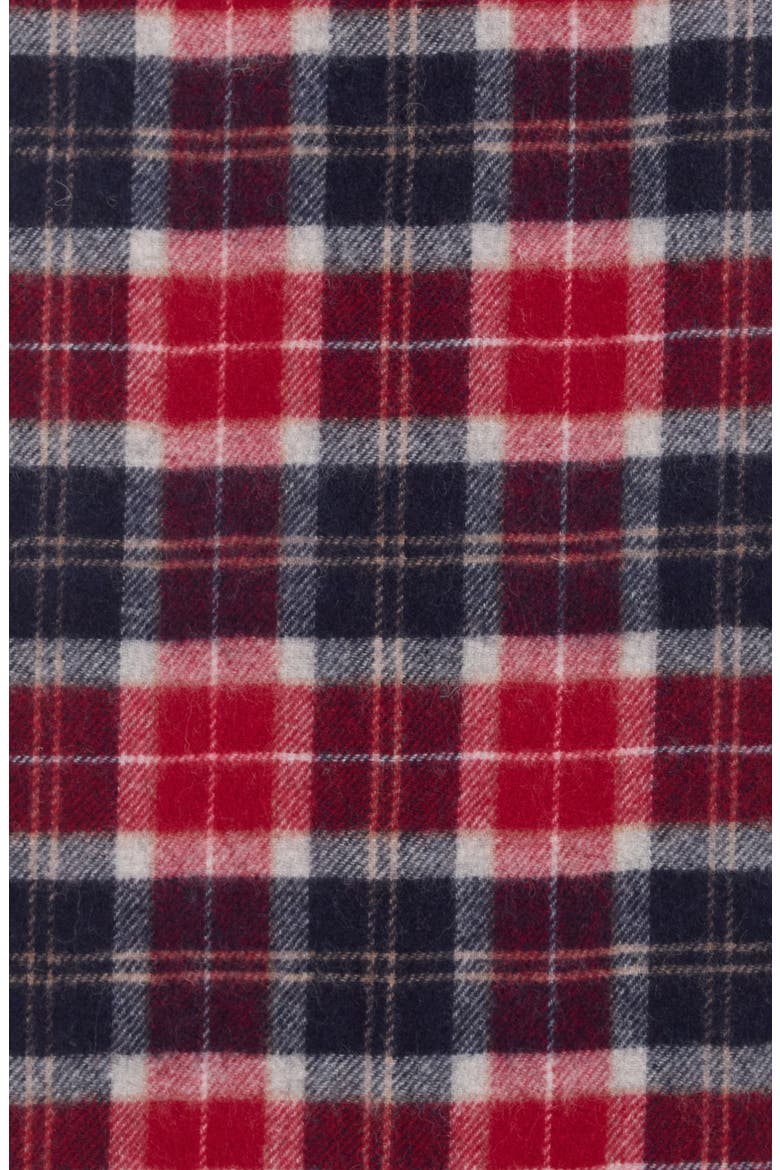Tartan Lambswool Scarf, Alternate, color, CRANBERRY TARTAN