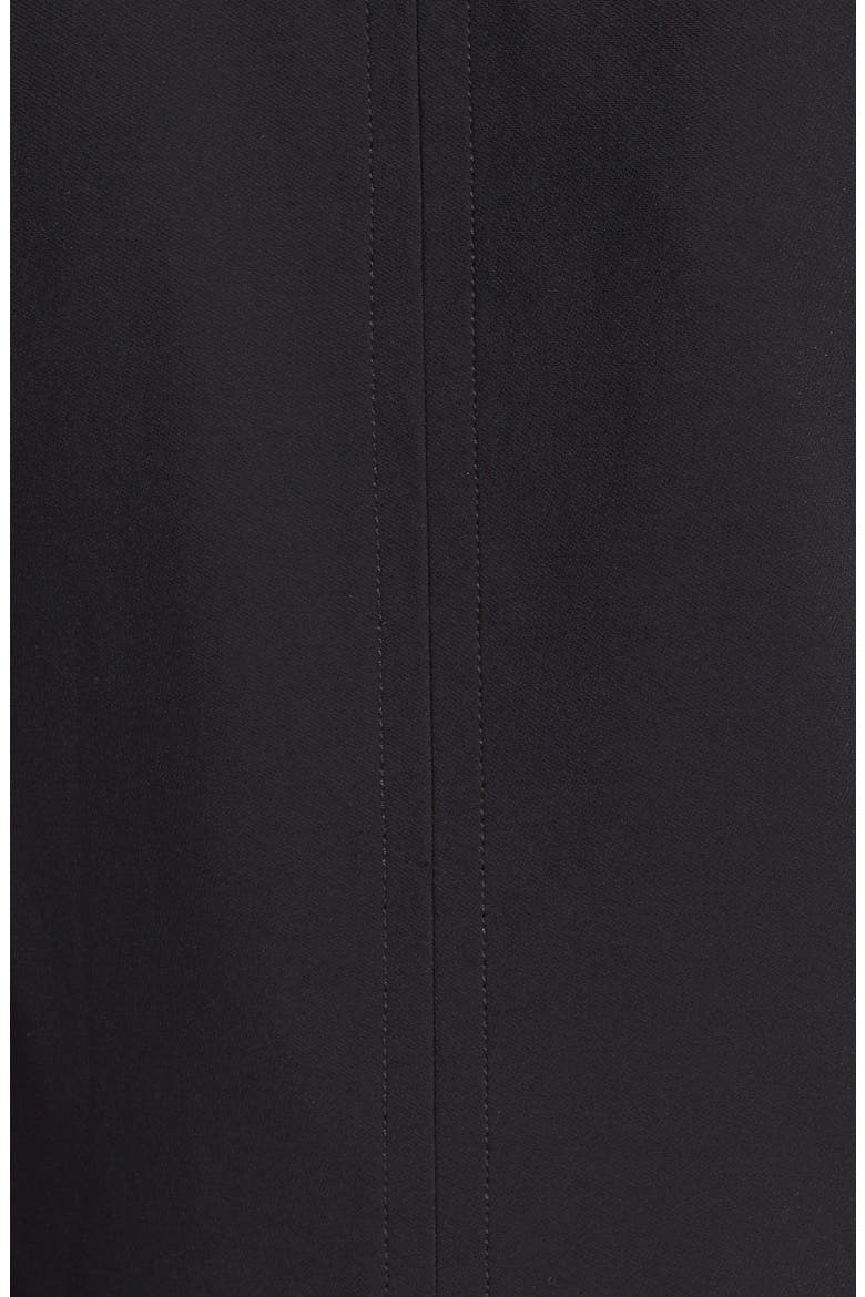 'Torsion' Contrast Sleeve One Button Jacket, Alternate, color, BLACK