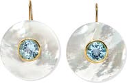 Lizzie Fortunato Taj Mother-of-Pearl Disc Drop Earrings