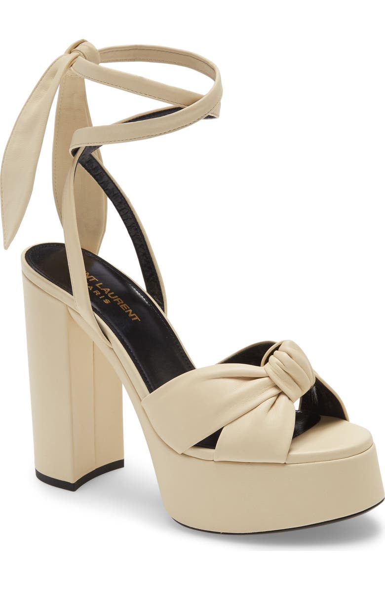 Saint Laurent Bianca Platform Sandal, Main, color,