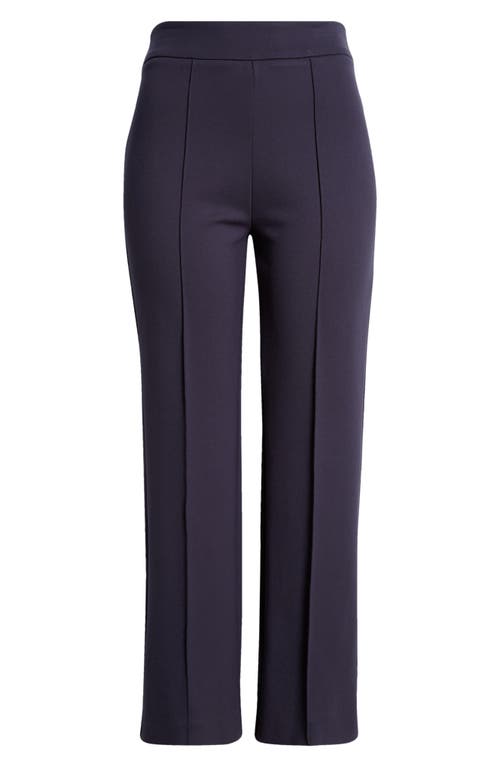 Staud Knack Ankle Wide Leg Pants In Blue