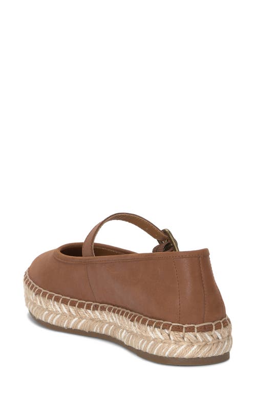 Lucky Brand Orlyna Espadrille Mary Jane Flat In Brown
