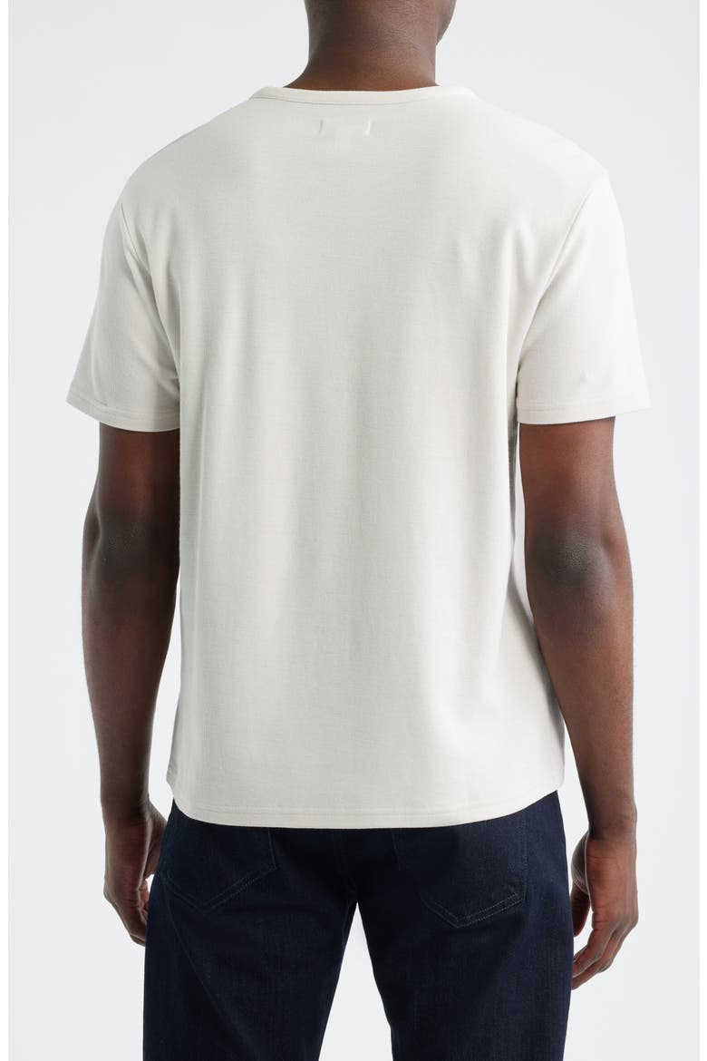Short Sleeve Piqué T-Shirt, Alternate, color, GREY MOONBEAM