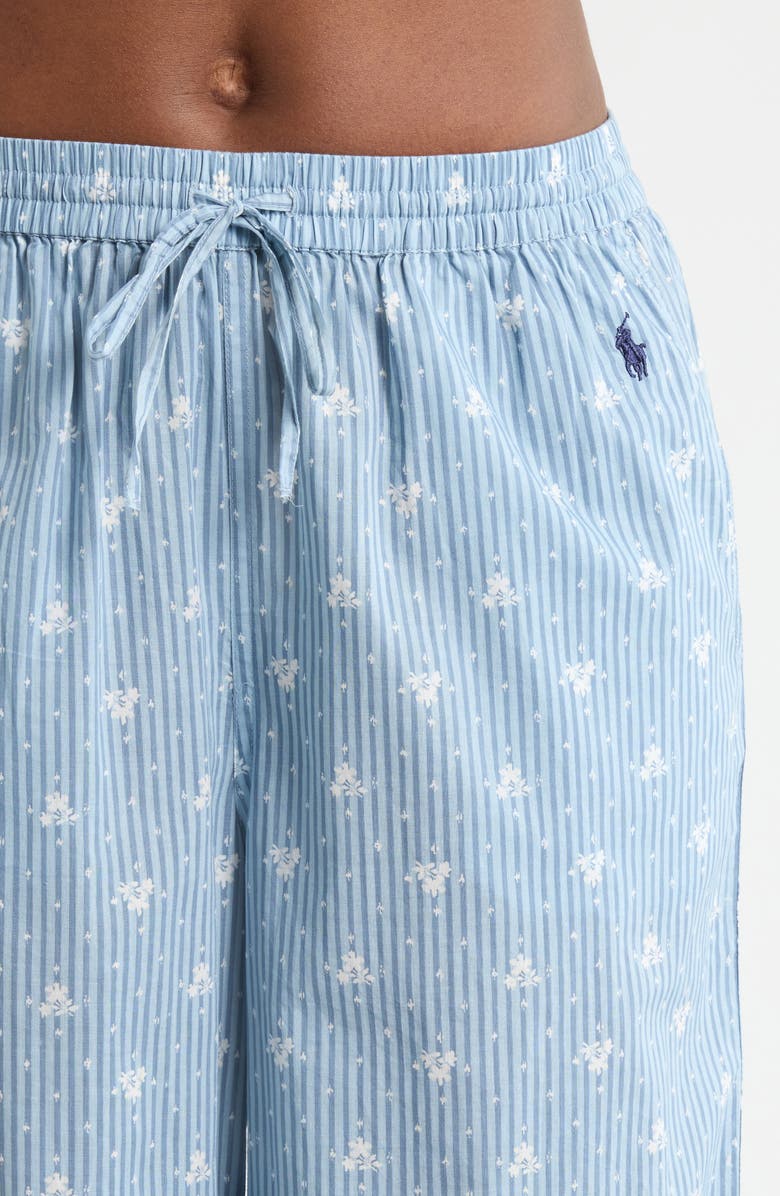 Polo Ralph Lauren Cotton Pajamas, Alternate, color, Vintage Floral Stripe