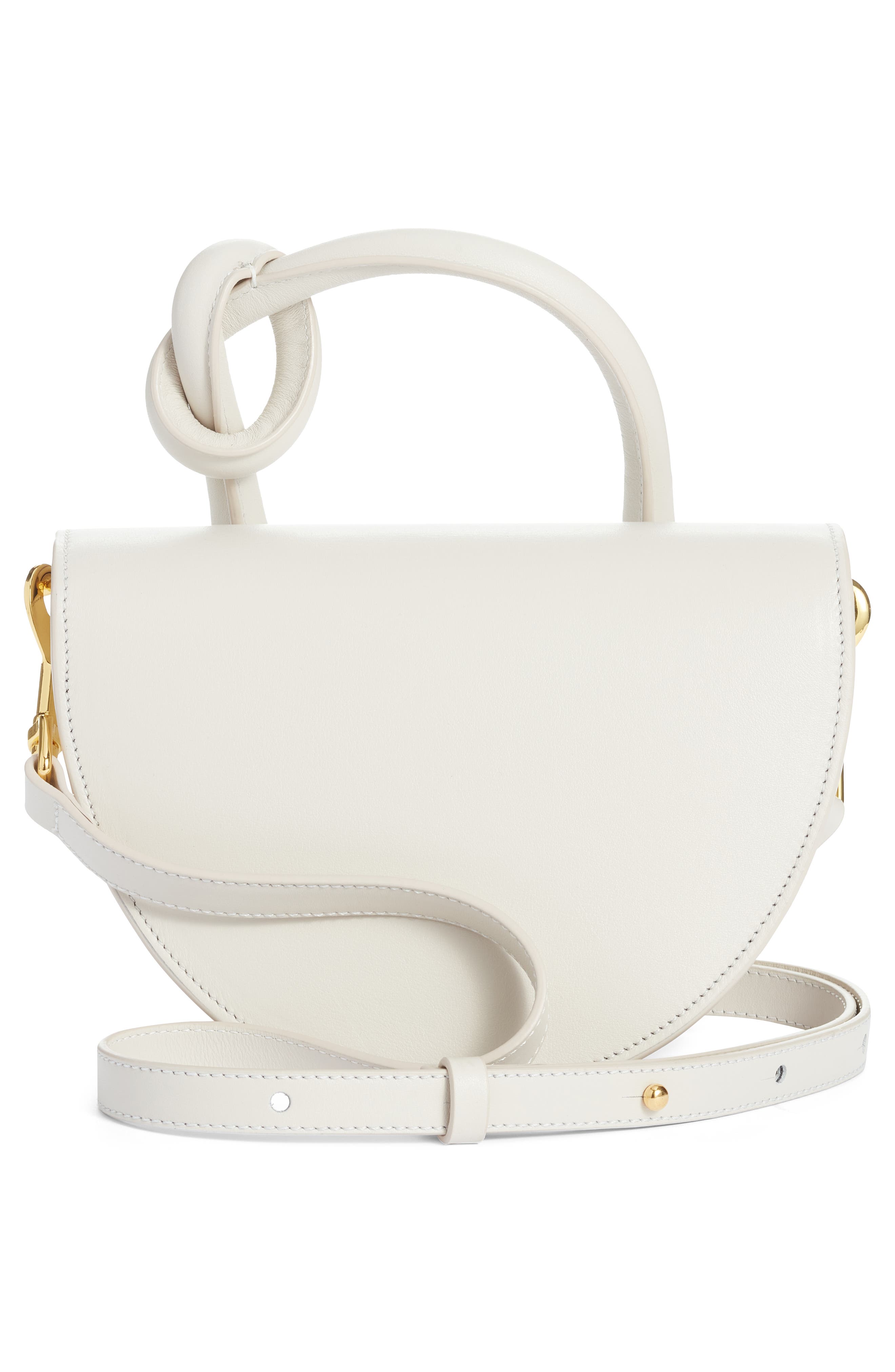 Yuzefi Pretzel Leather Crossbody Bag, Alternate, color, 