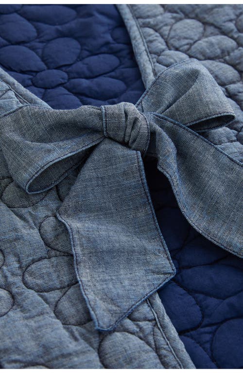 Next Floral Quilted Denim Vest