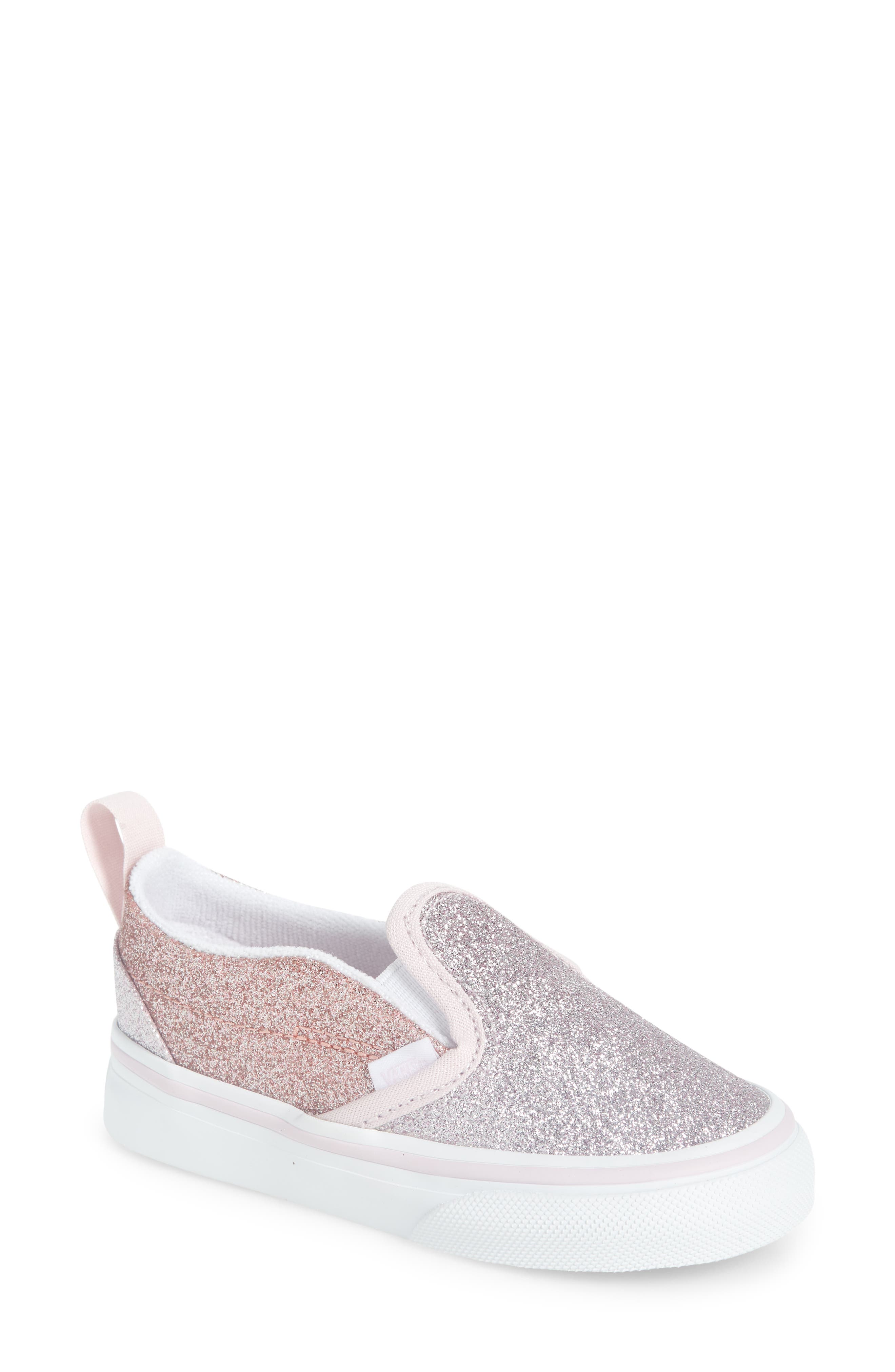 Vans Glitter Slip-On Sneaker, Main, color, 