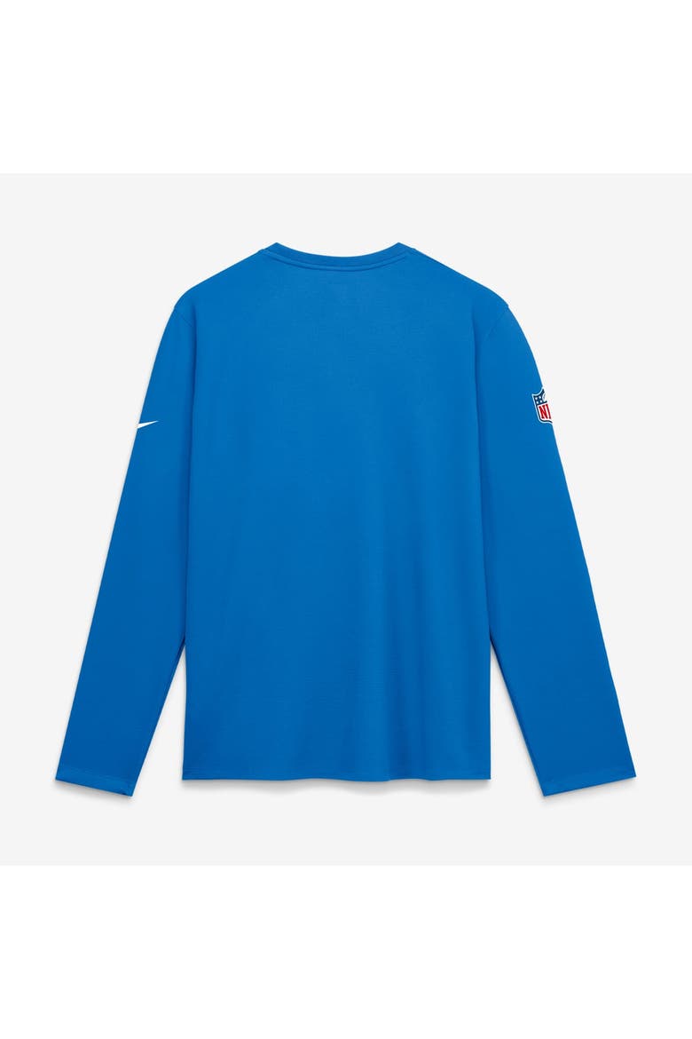 Men's Nike  Blue Detroit Lions Sideline Coaches UV Dri-FIT Long Sleeve Shirt, Alternate, color, Blue
