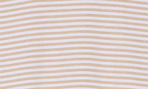 Rag & Bone Lucy Short Sleeve T-shirt In White/tan