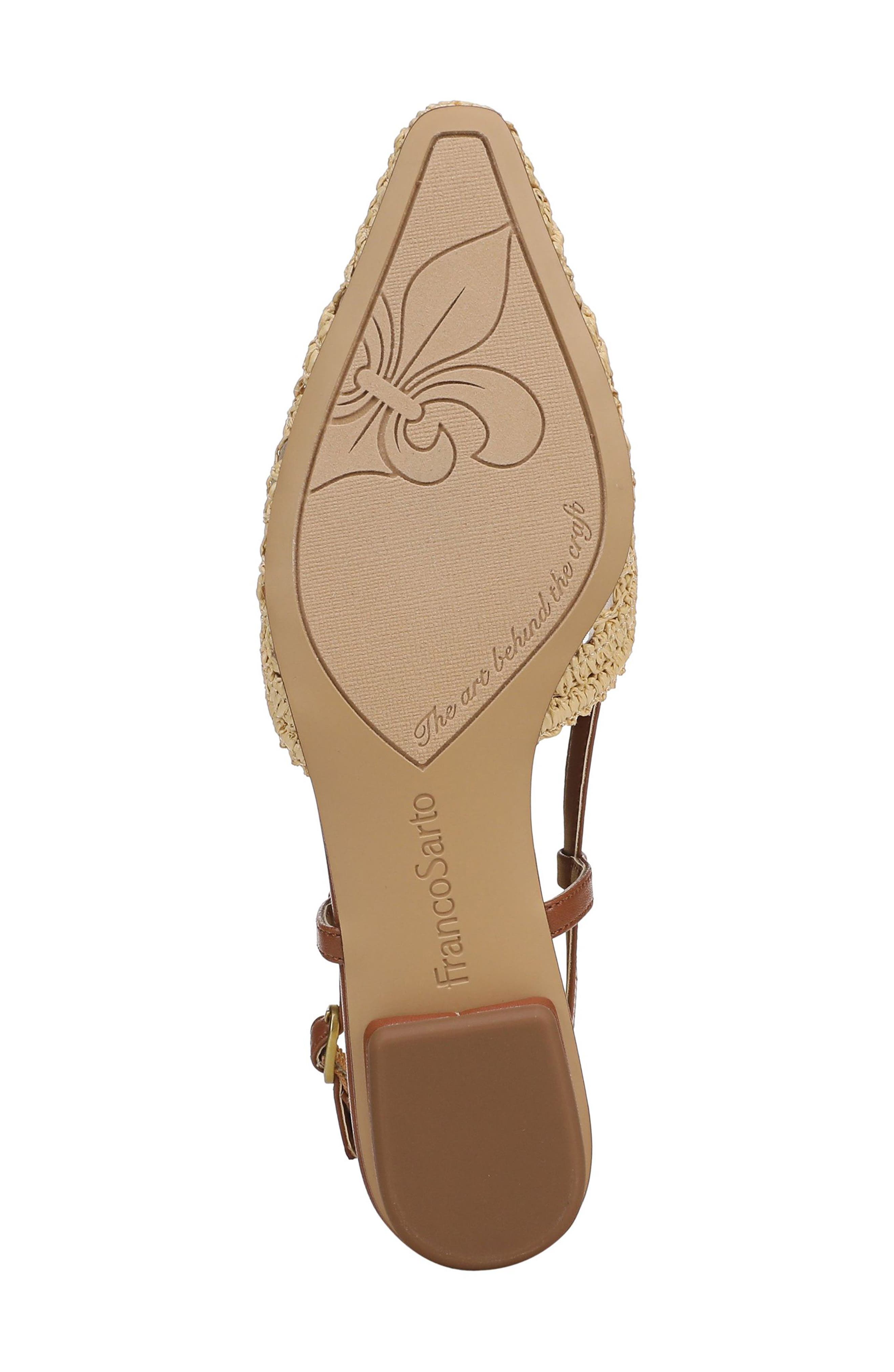 Riona Slingback Flat, Alternate, color, BROWN MULTI